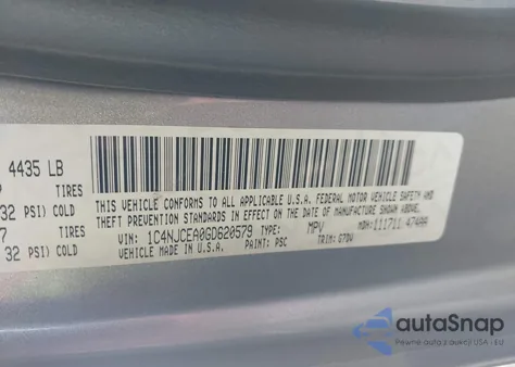 2016 Jeep Compass Latitude из США, поврежденный, VIN 1C4NJCEA0GD620579